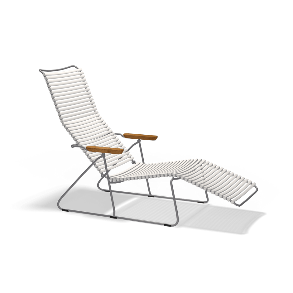 HOUE CLICK Sunlounger in Muted White