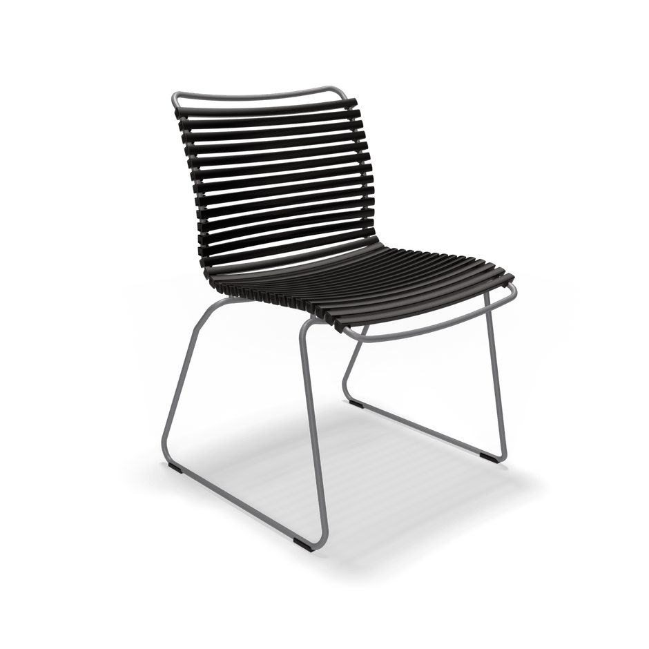 HOUE CLICK black dining chair without armrest