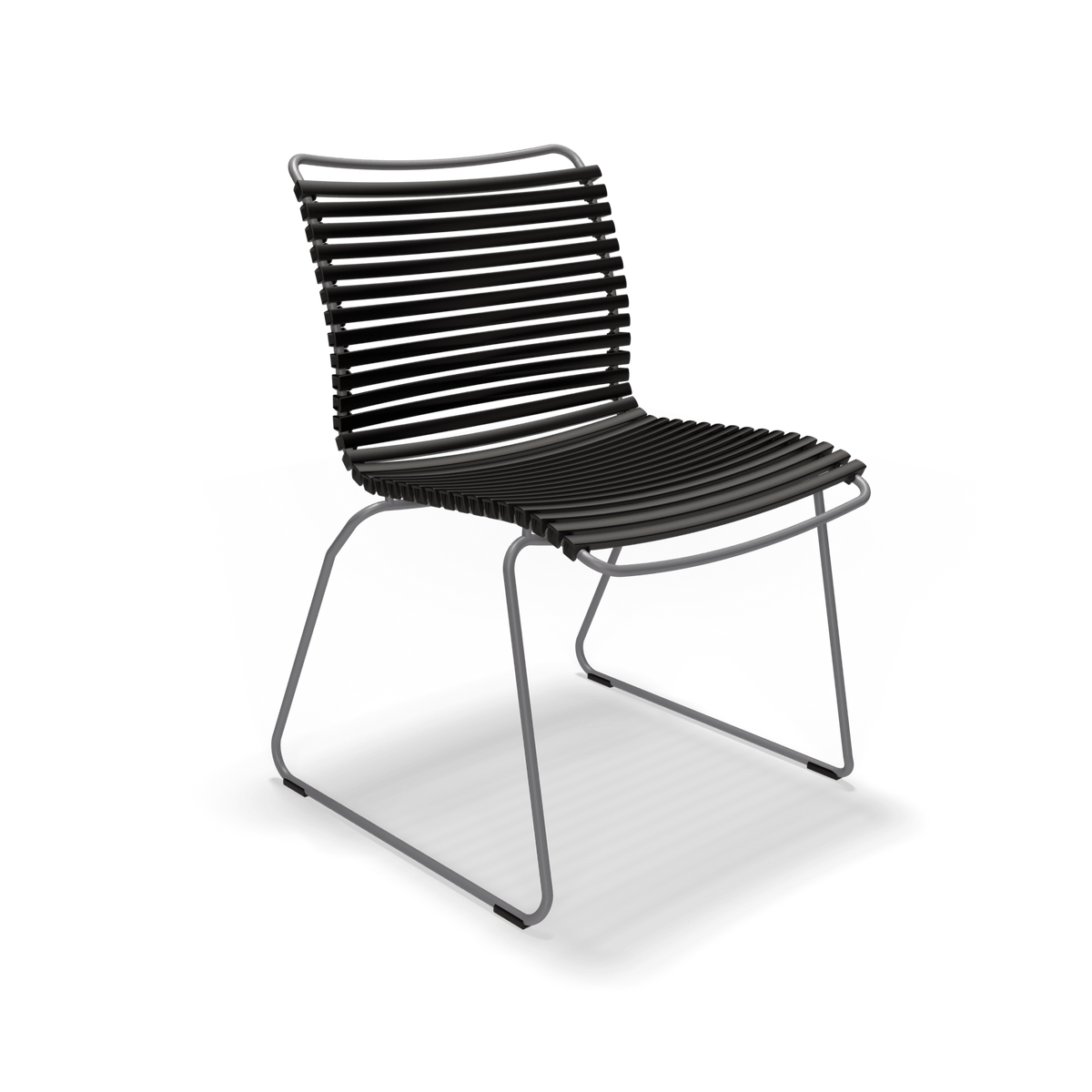 HOUE CLICK black dining chair without armrest