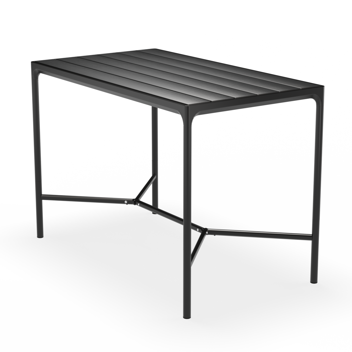 HOUE FOUR dining table, Alu black frame, 160x90cm