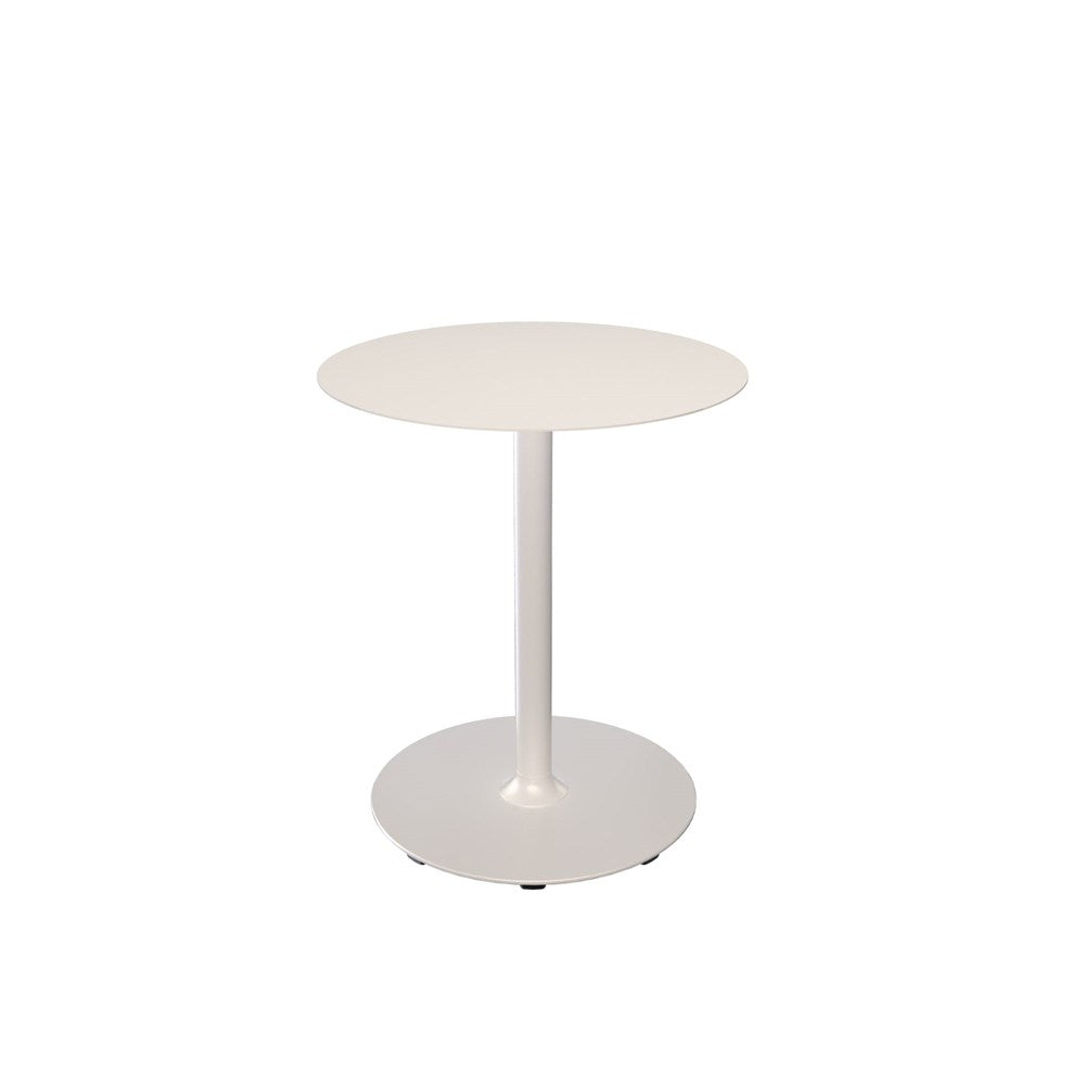White round side table.