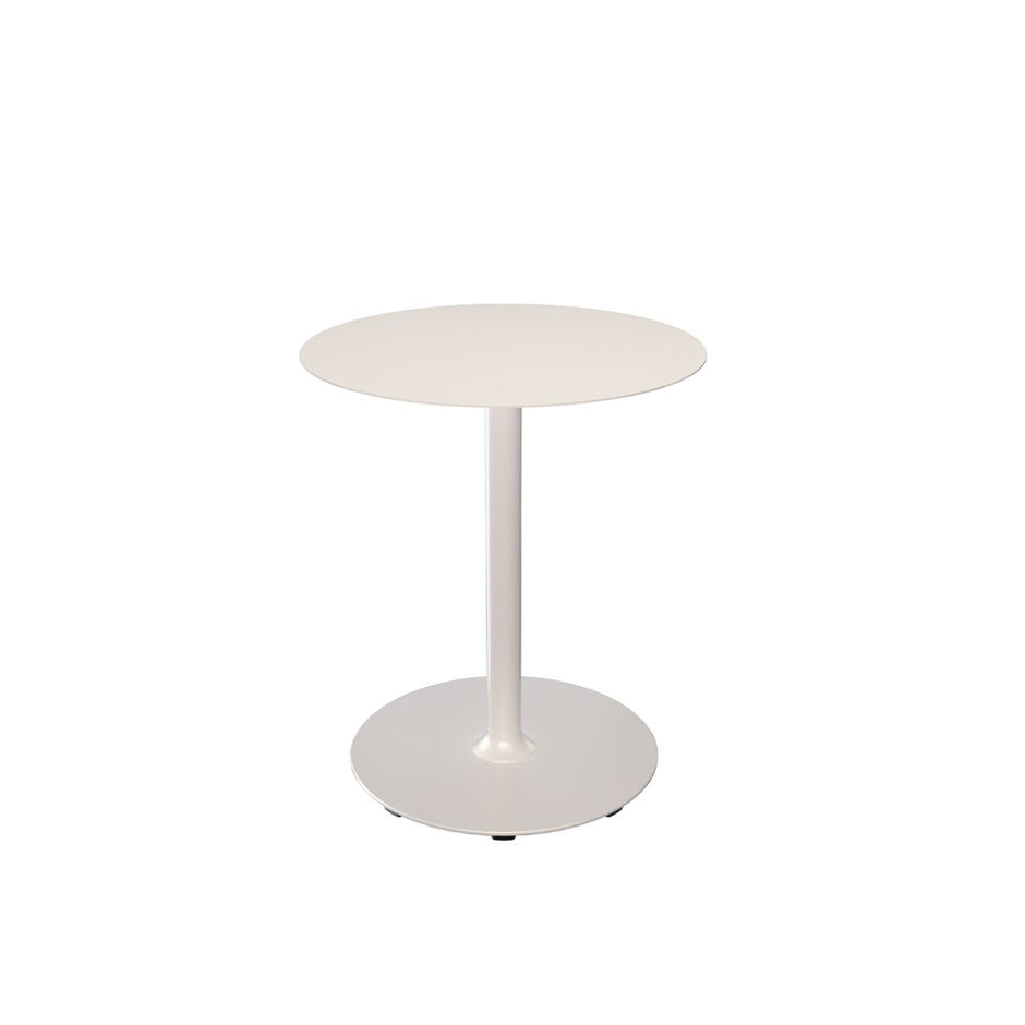 White round side table.