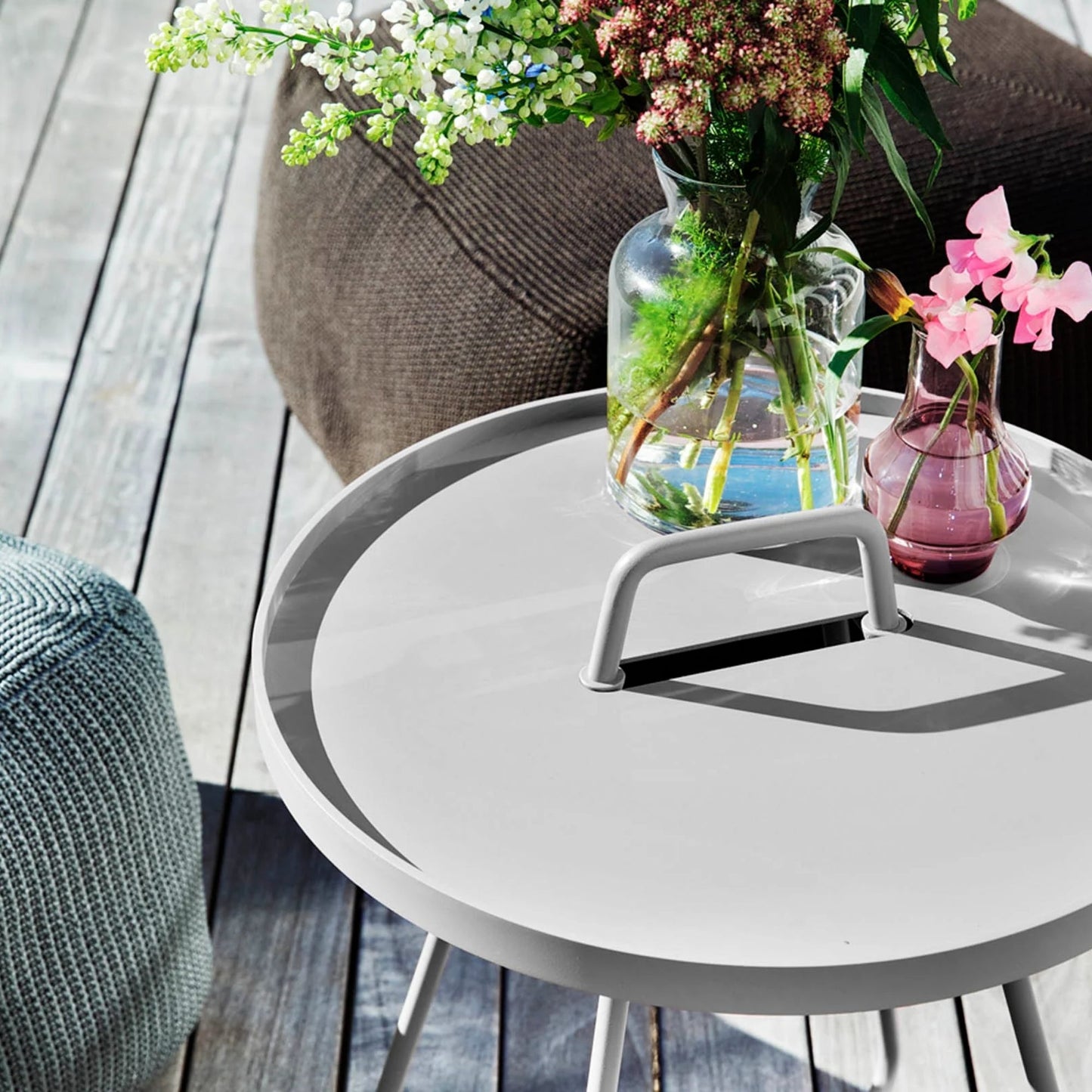 Round grey table with flowers - 5065ASA_3