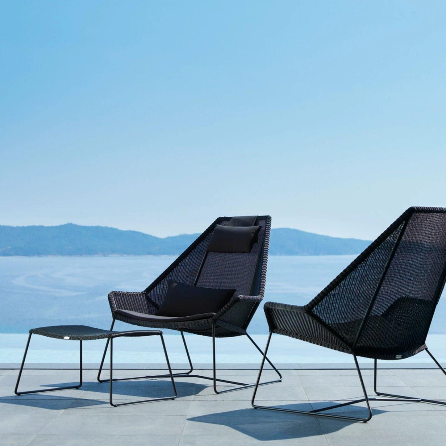 Outdoor lounge chairs and ottoman - 5369LS_2