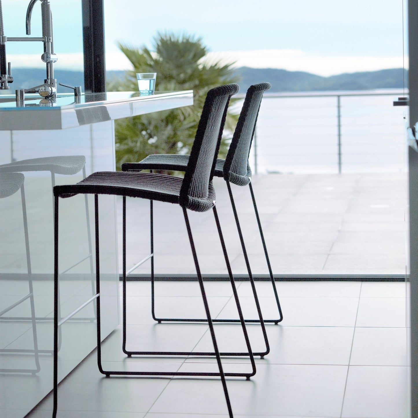 5465LS bar stools by the water