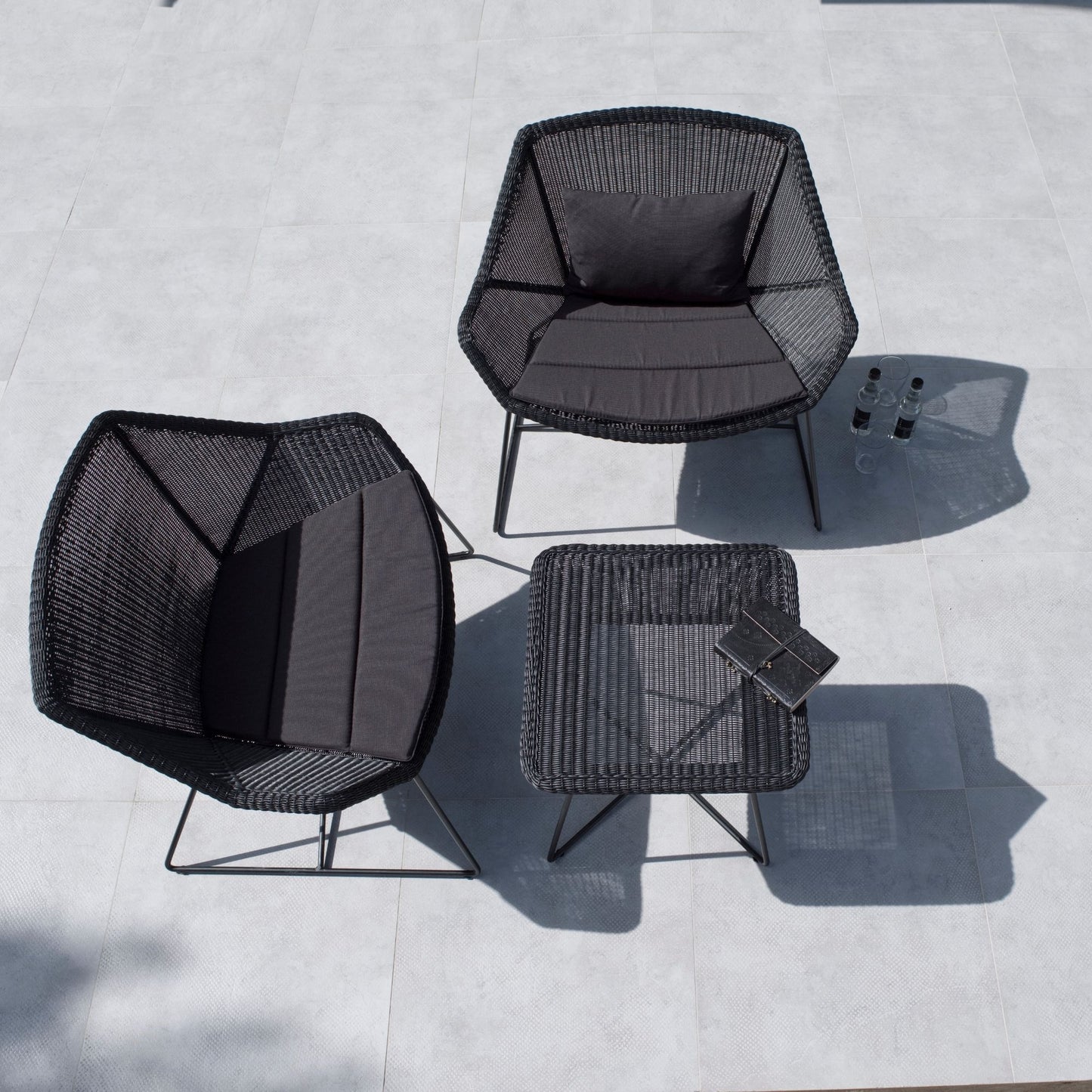 5468LS outdoor furniture set with two chairs and a table