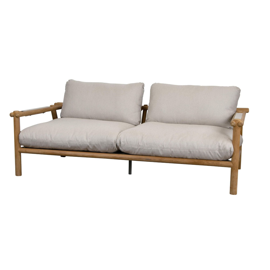 55812T Outdoor loveseat with light cushions