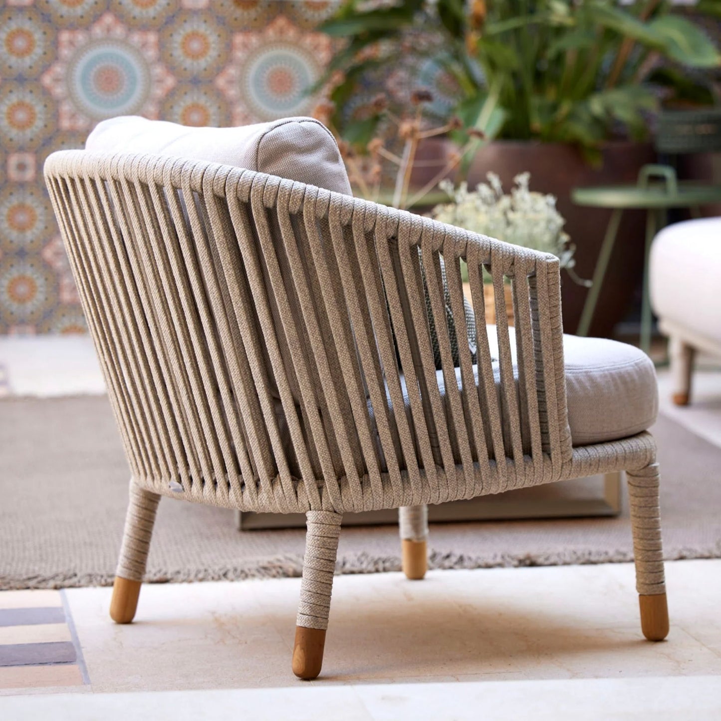 7443ROSAAITSA outdoor rope chair