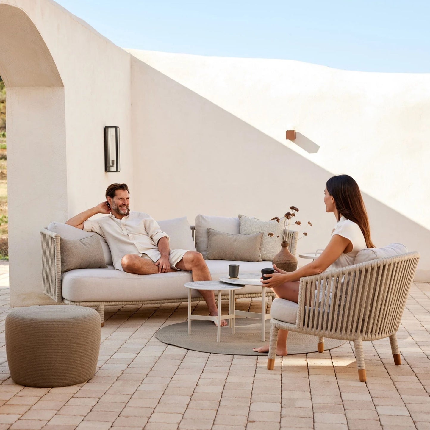 Outdoor seating set with couple, ROSAAITSA 2