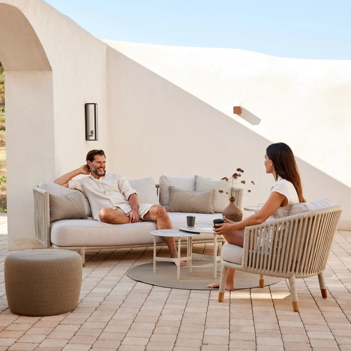Outdoor seating set with couple, ROSAAITSA 2