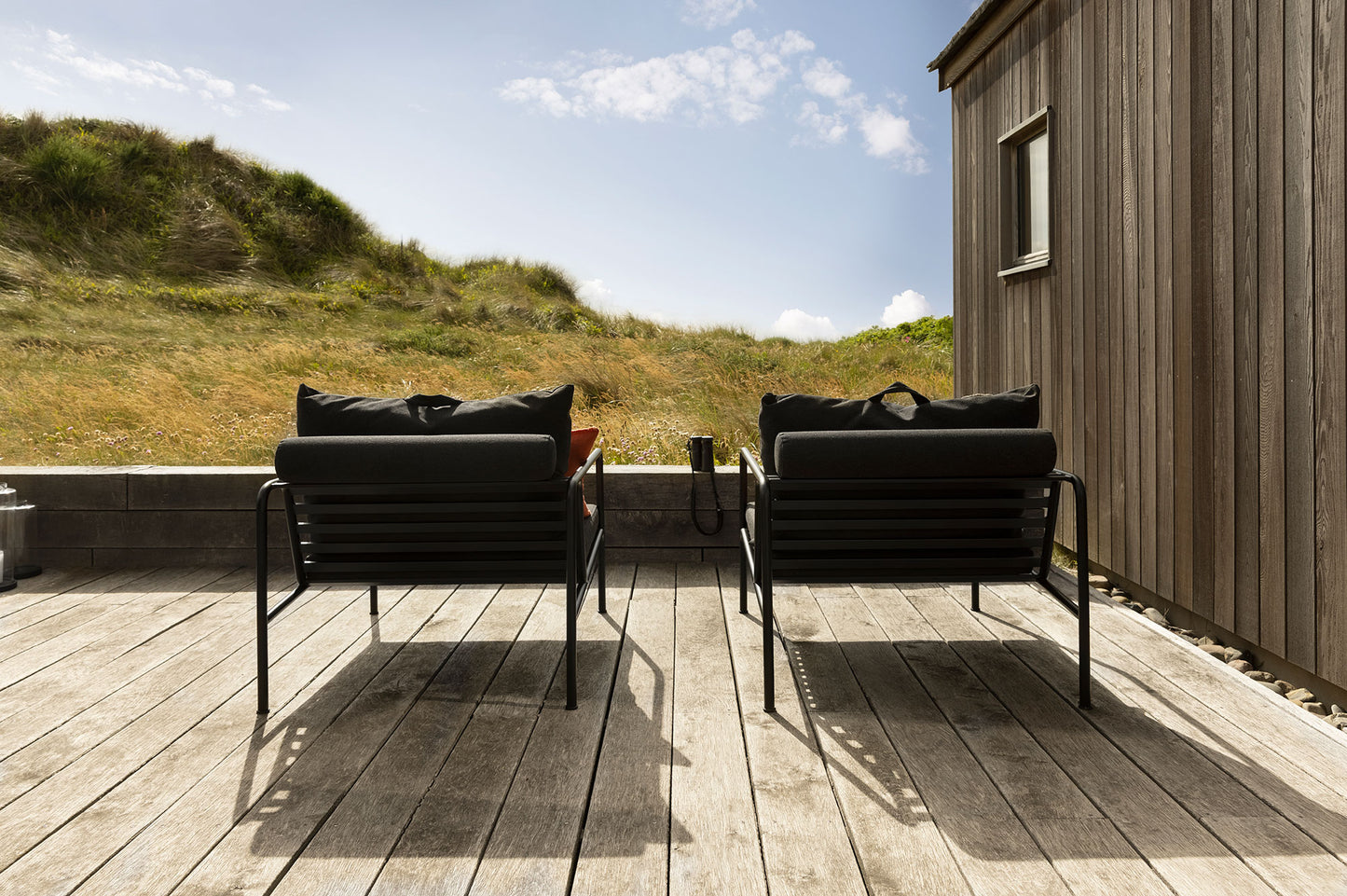 HOUE AVON chairs on wooden deck