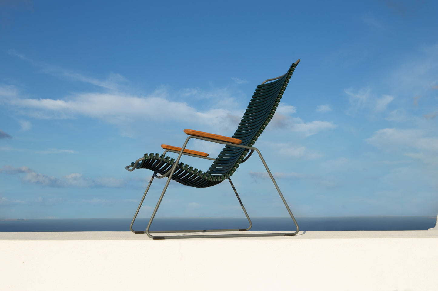 CLICK Lounge chair in pine green by HOUE