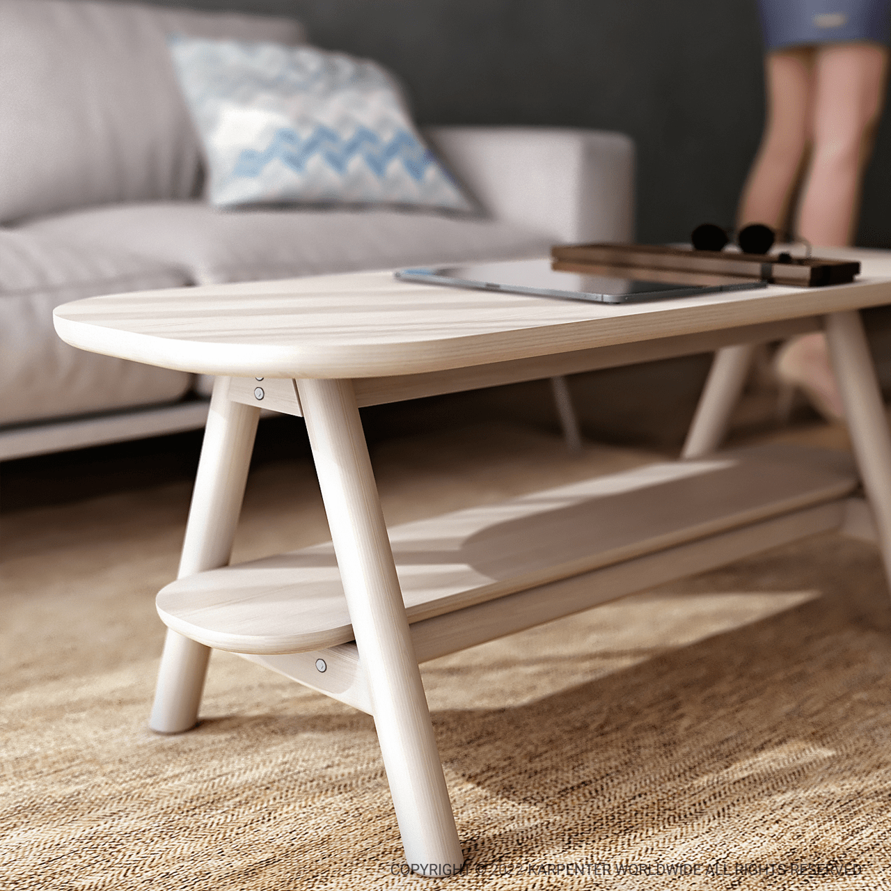 CURBUS Coffee Table with Watermark