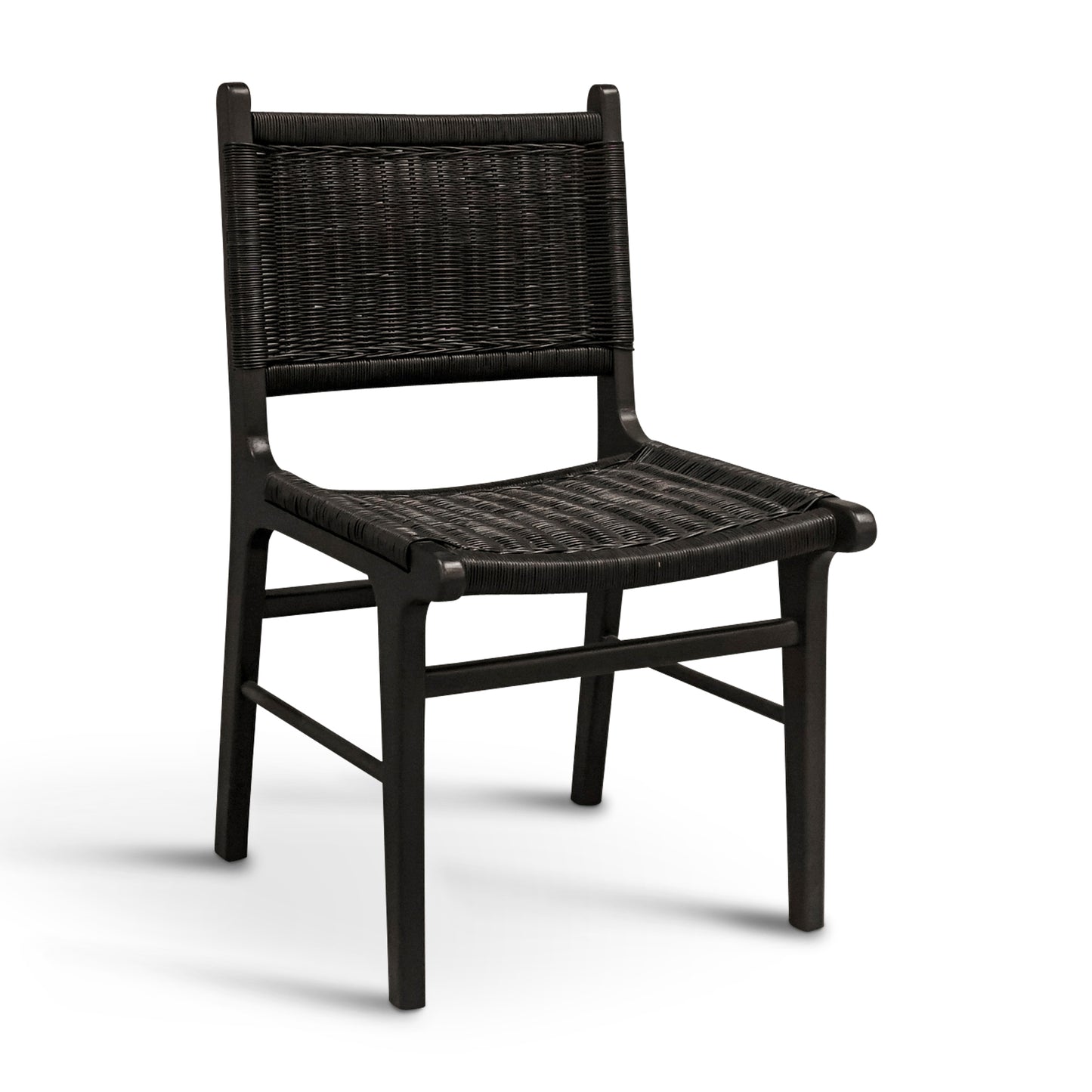ELE102 Chair - Black Woven Seat & Back