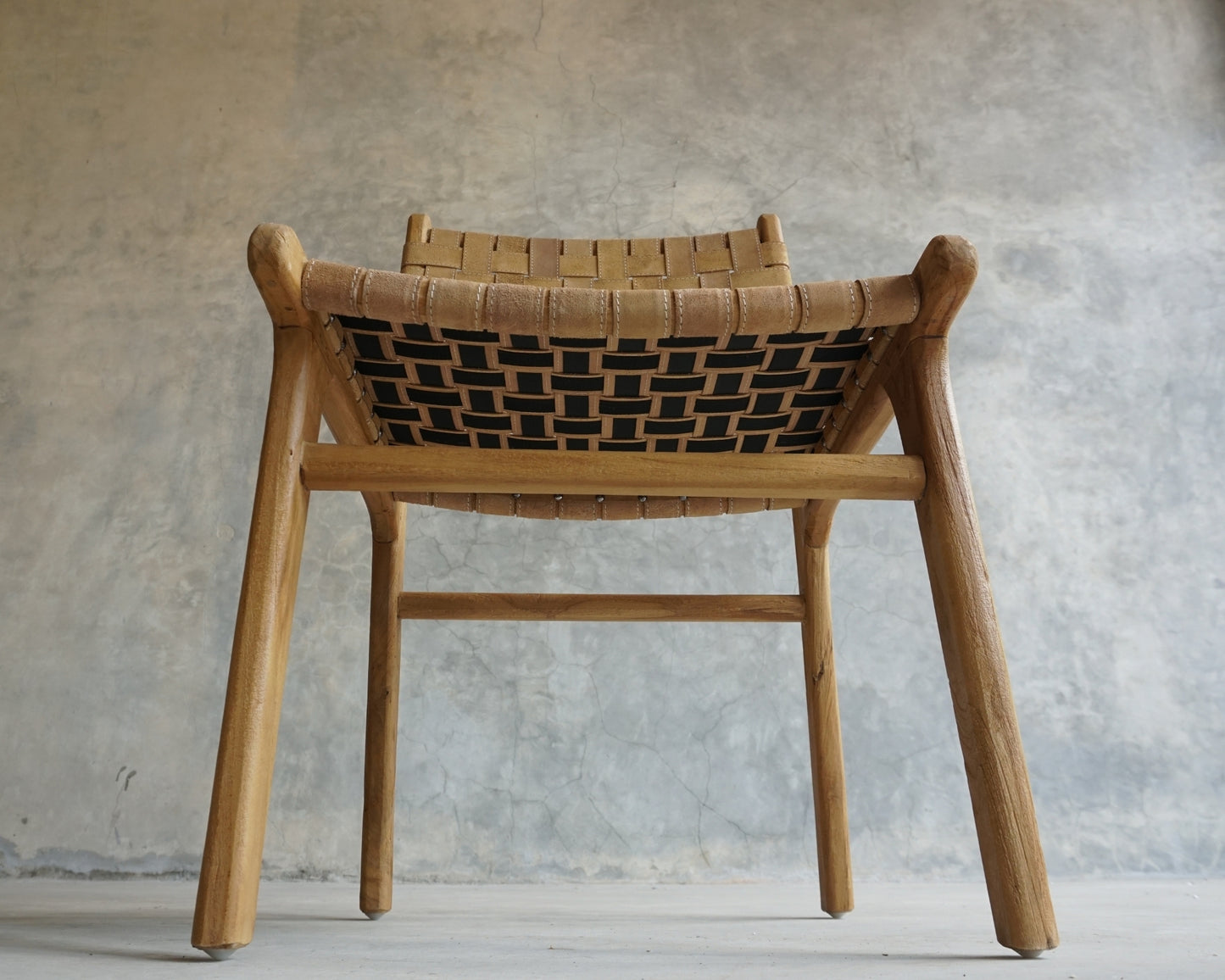 ELE103_5 woven wood chair