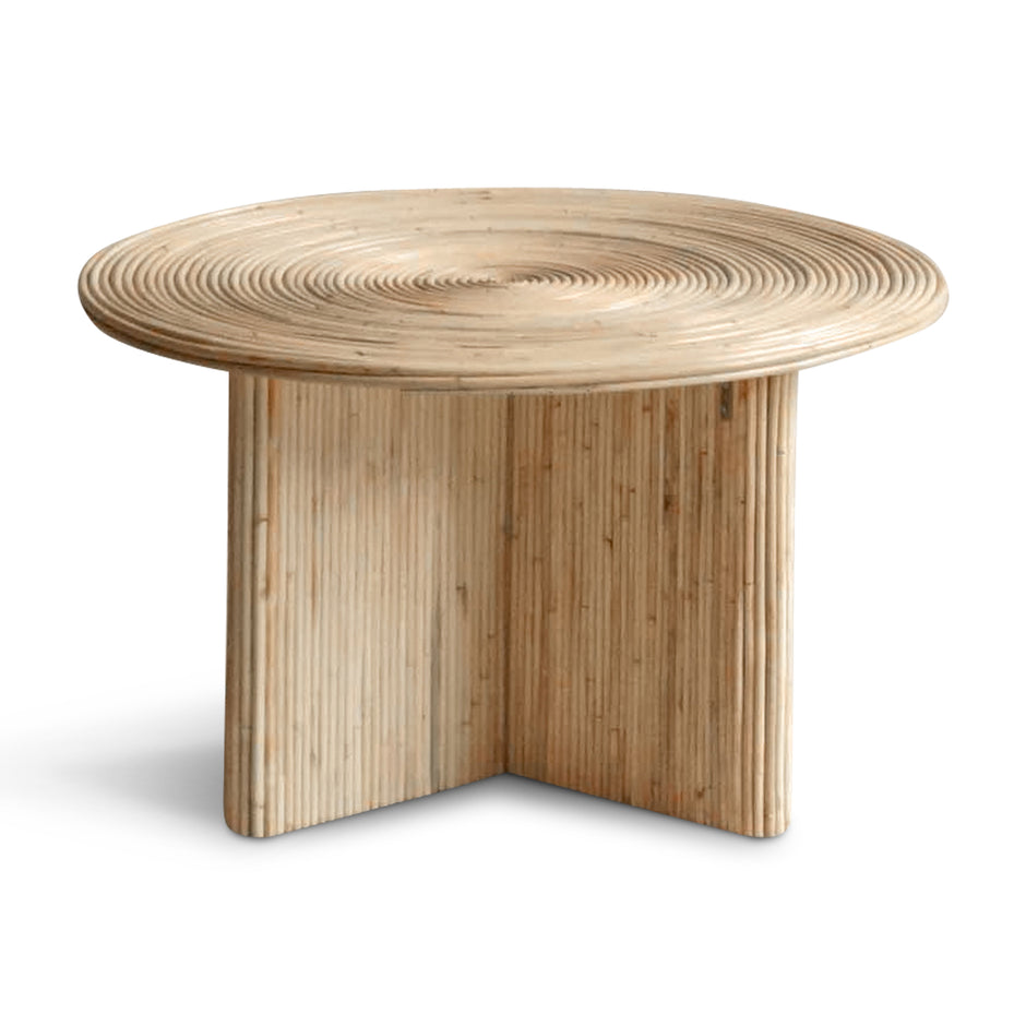 ELE111 Coffee Table - Round Rattan Design