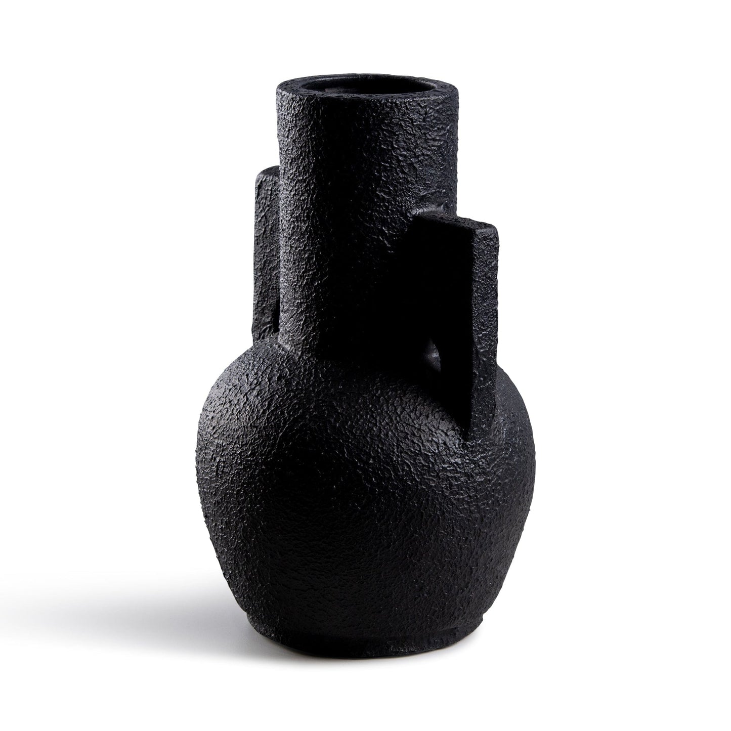 ELE132__5 Black Textured Vase