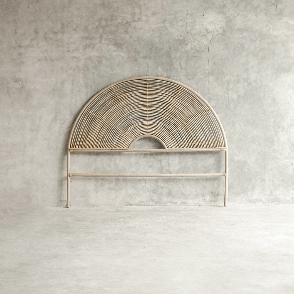 ELE146-2 Rattan Headboard with Arch Design
