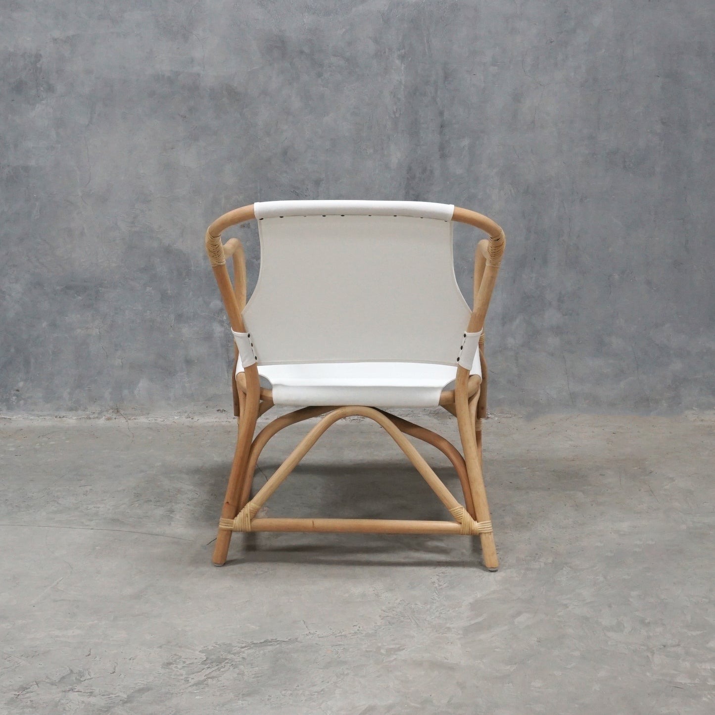 ELE152-4 White and Wood Chair