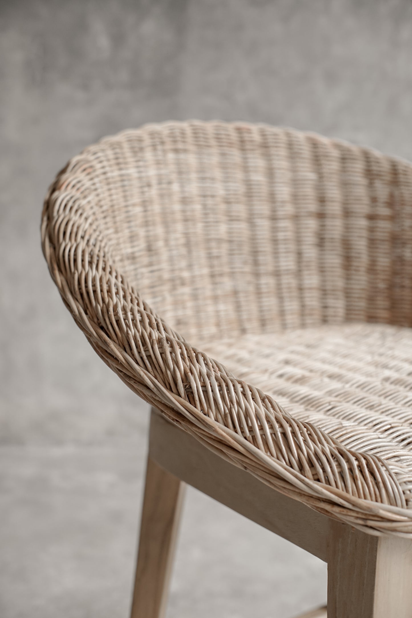 Wicker chair detail, ELE154-3