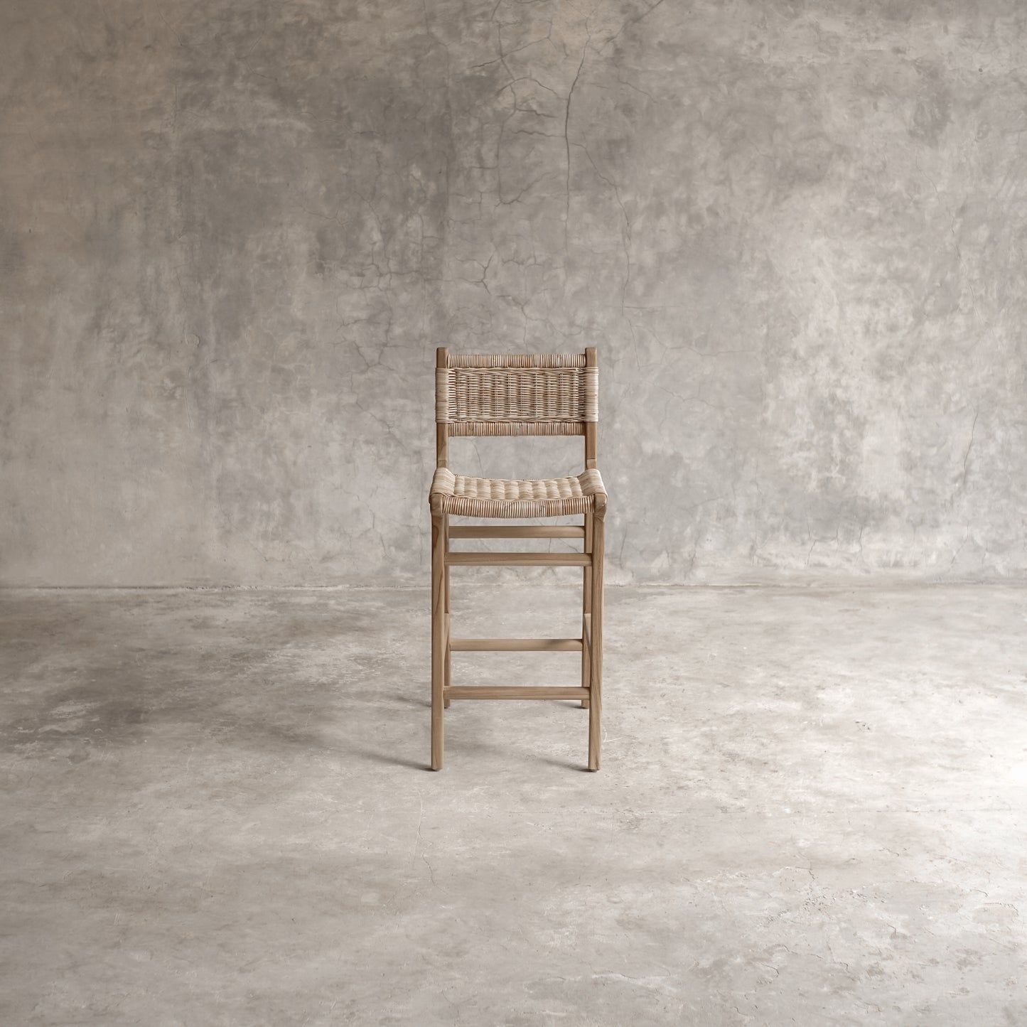 ELE155-9 Woven Bar Stool