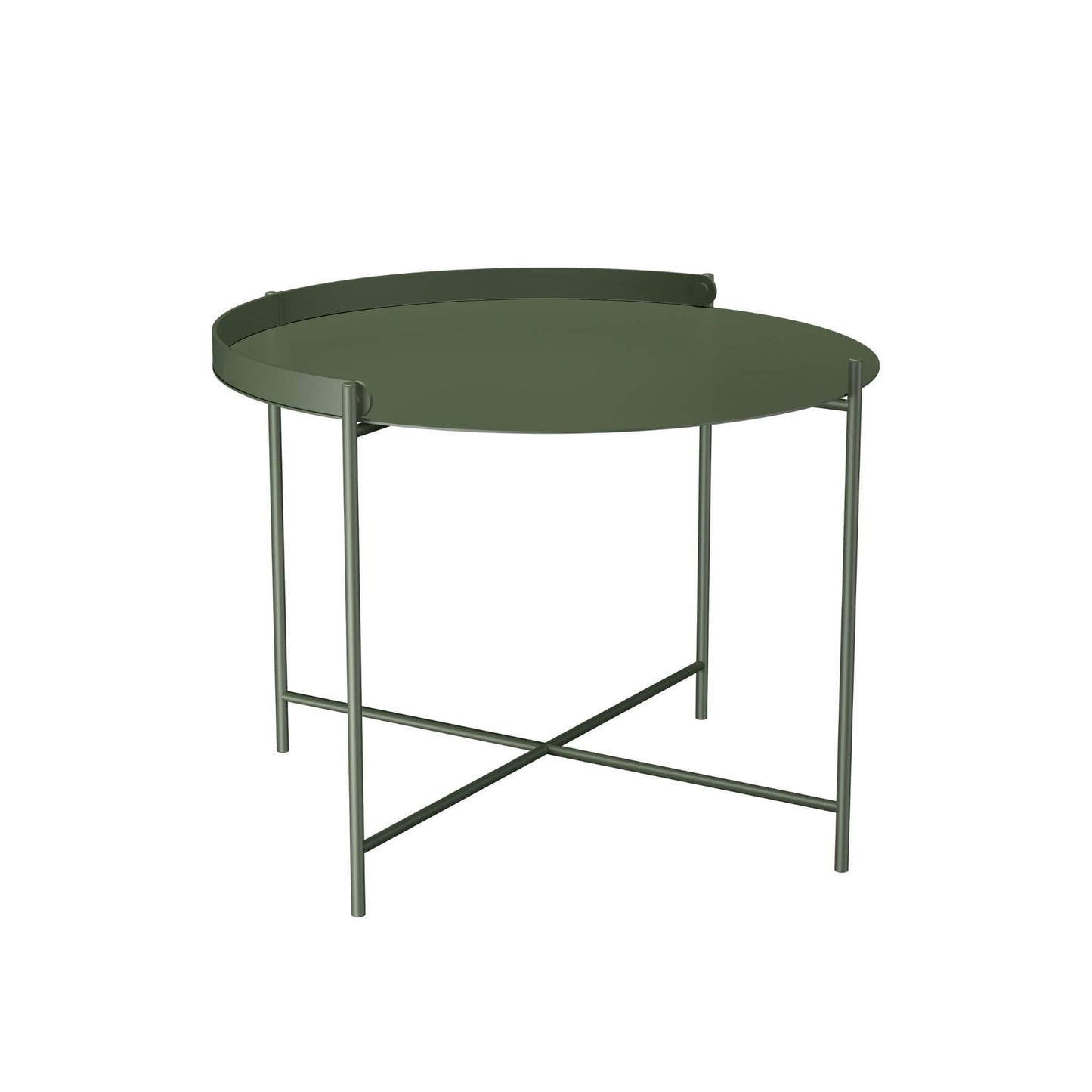 Olive green Edge tray table