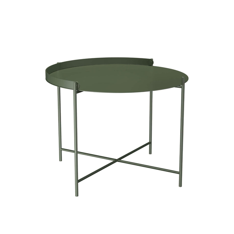 Olive green Edge tray table
