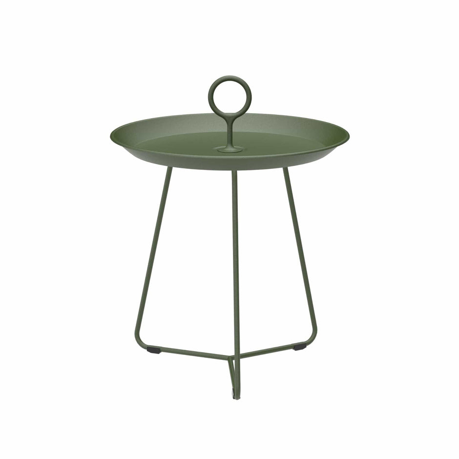 Olive green small eyelet tray table