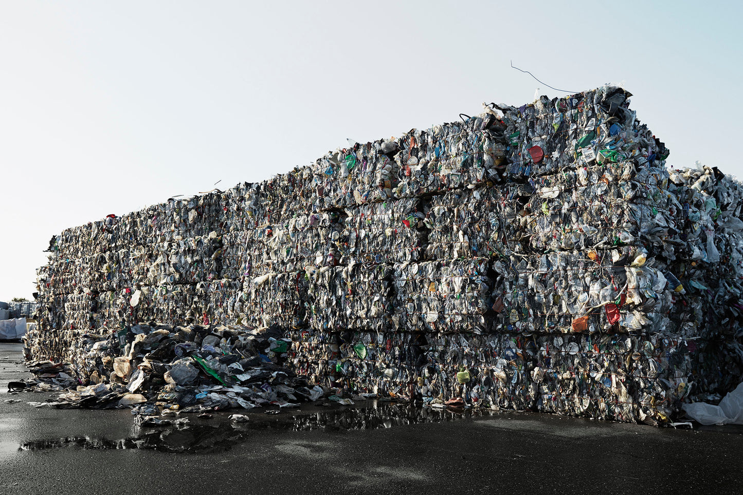 Stack of compressed trash, possibly from FALK Chair, HOUE.