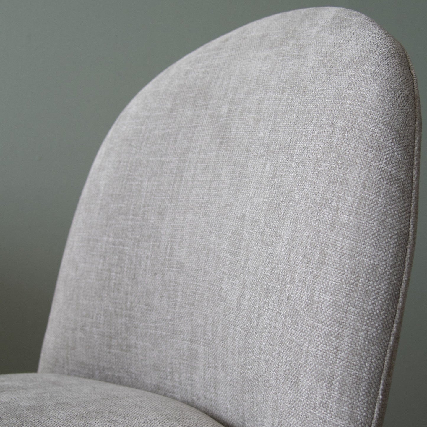 Wyatt chair back in Fossil Fabric