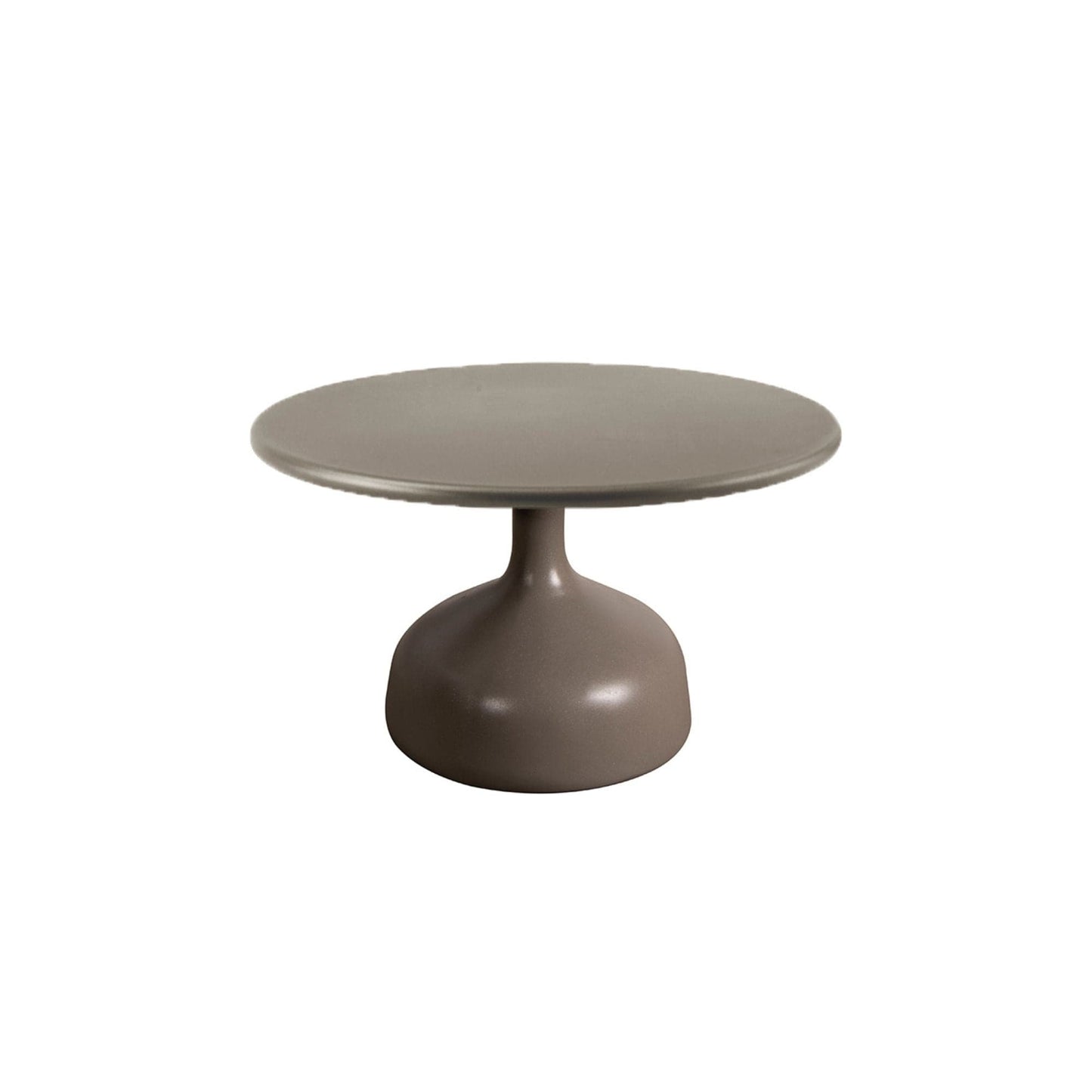Glaze Coffee Table - Round pedestal design