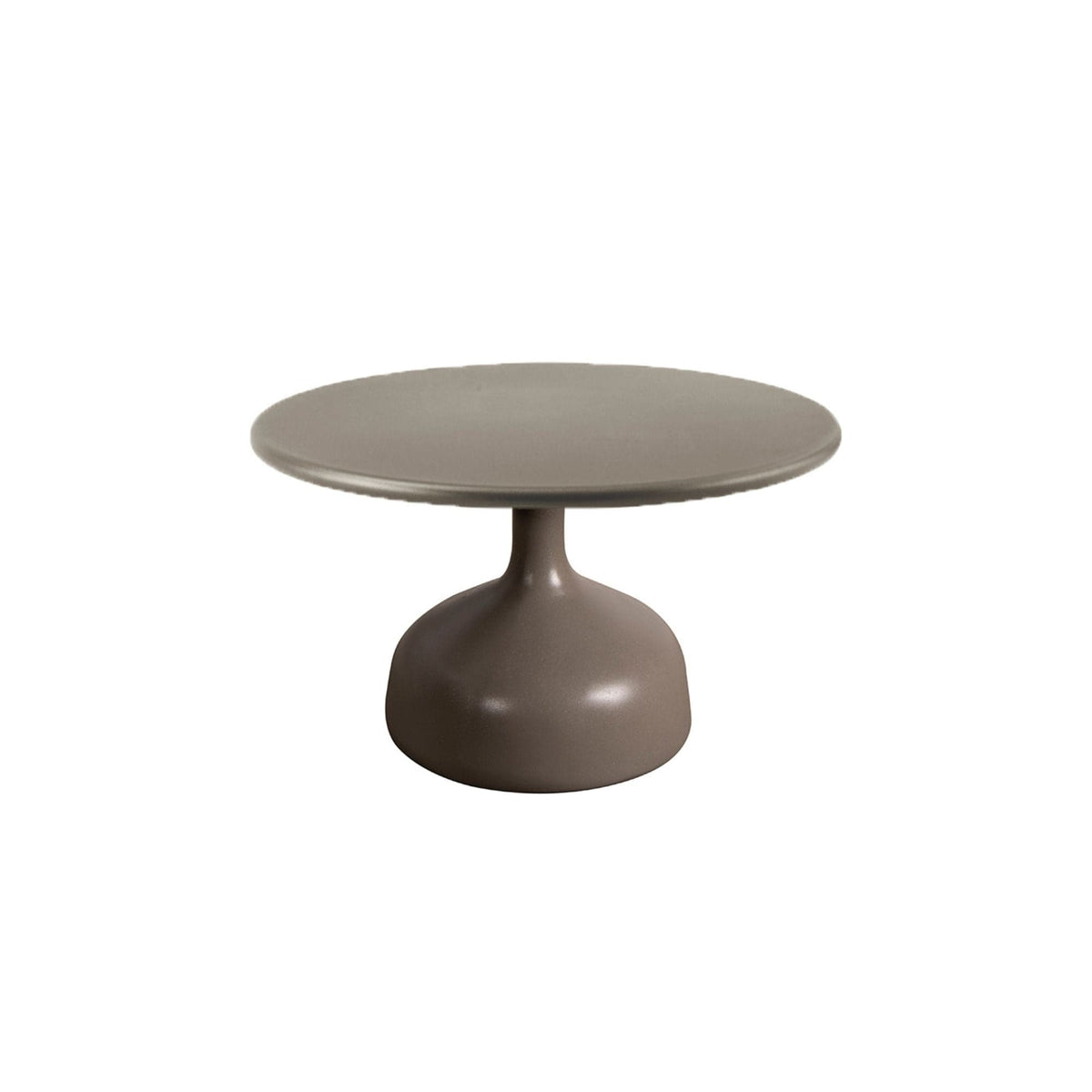Glaze Coffee Table - Round pedestal design