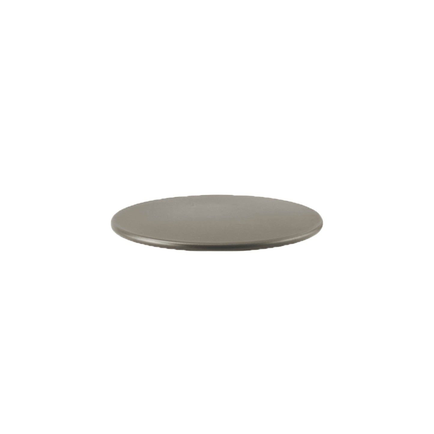 Glaze coffee table top, round gray surface