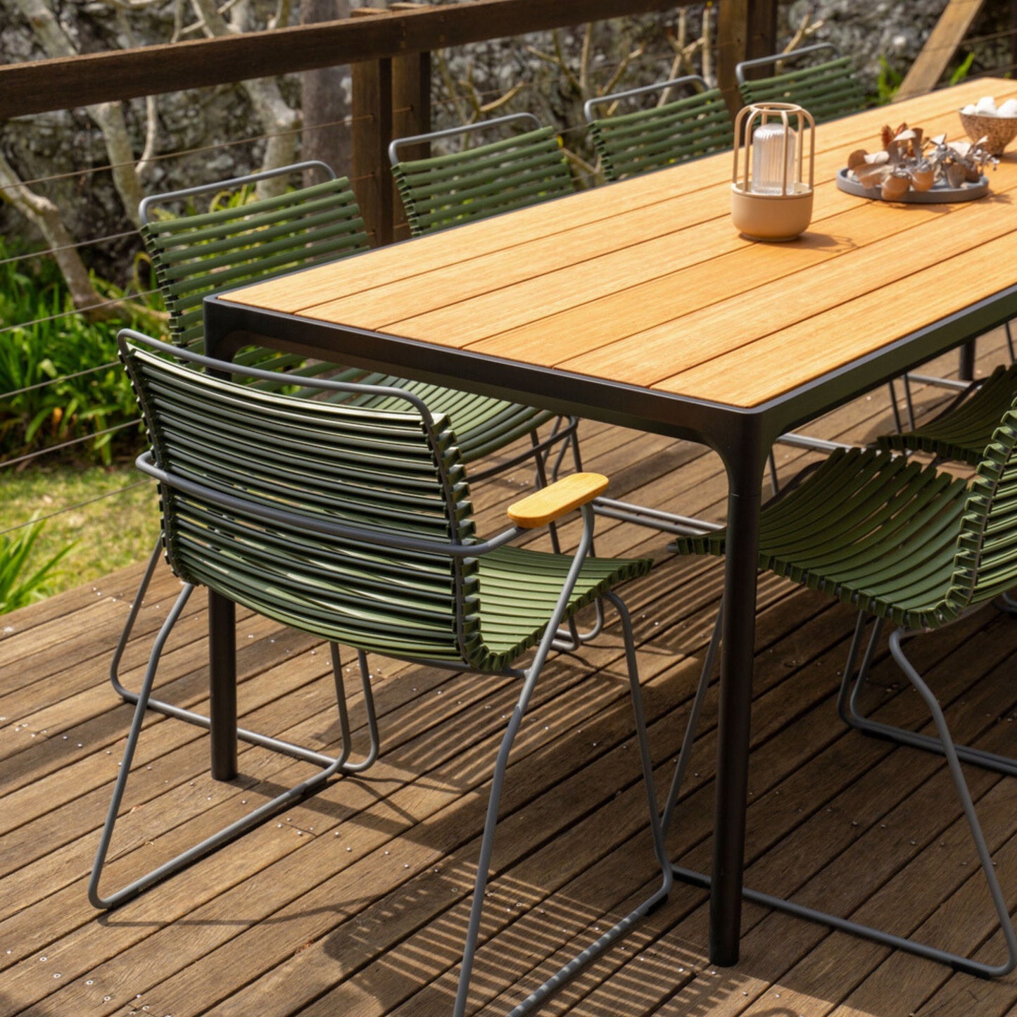 GreenClickFour Dining Set with Table & Chairs