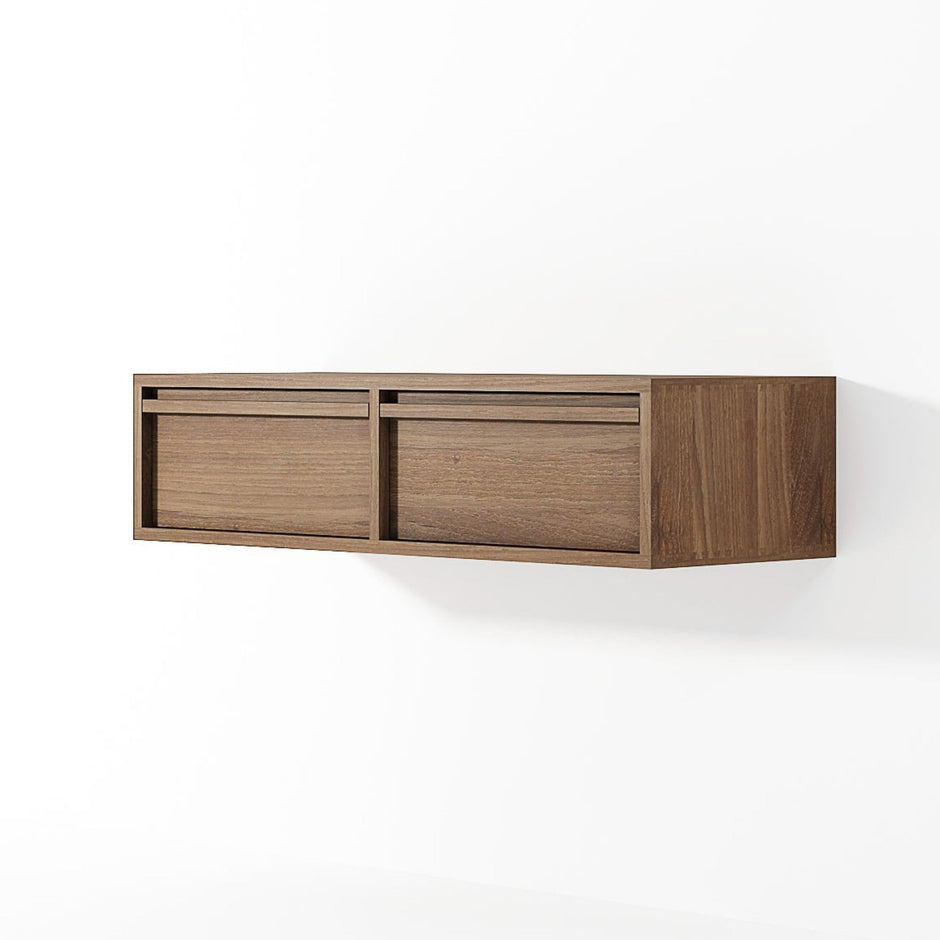 KAE02T-Angle wall-mounted wooden cabinet with sliding doors