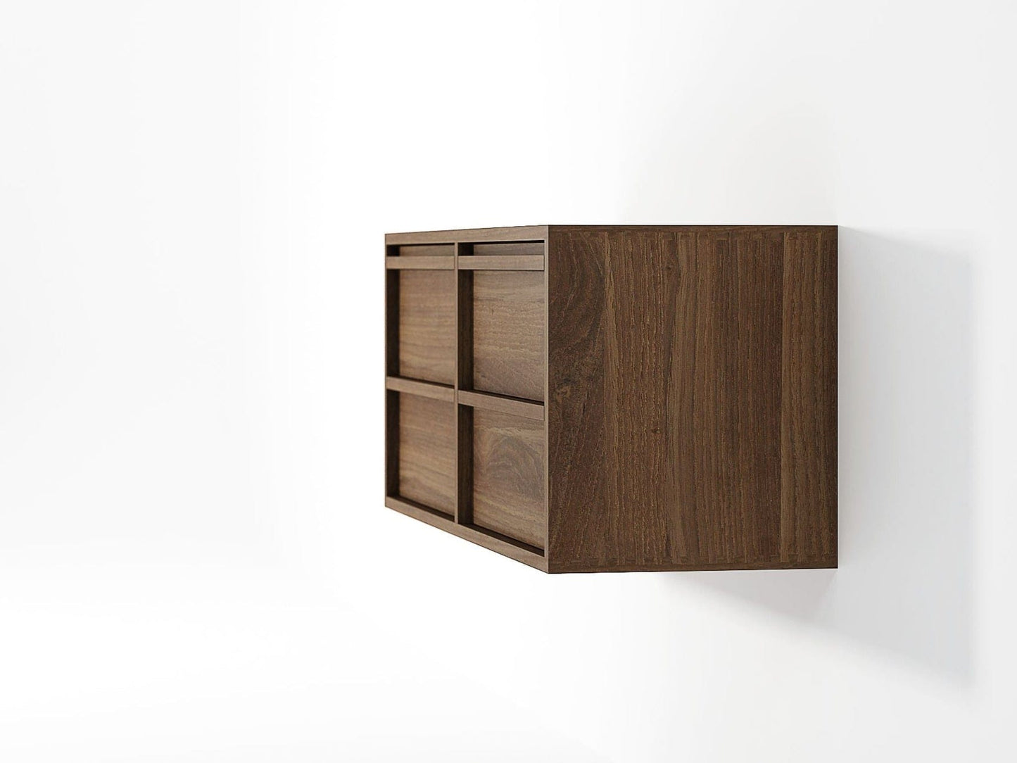 Modern wooden wall cabinet