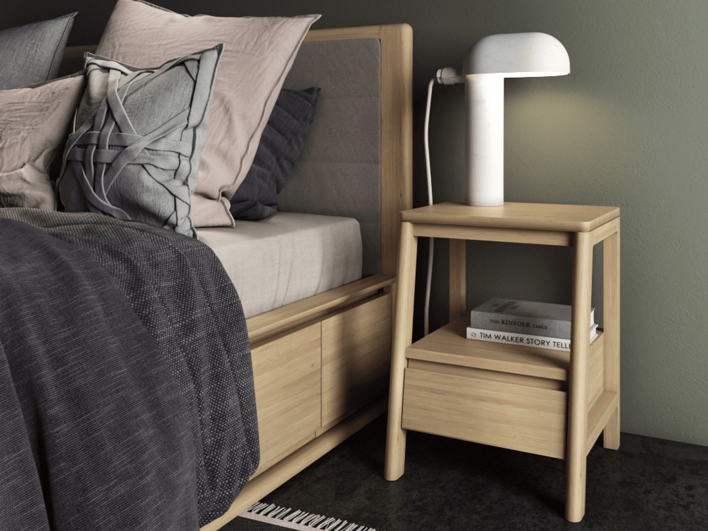 KCC25O-INSITU bedroom with bedside table and lamp