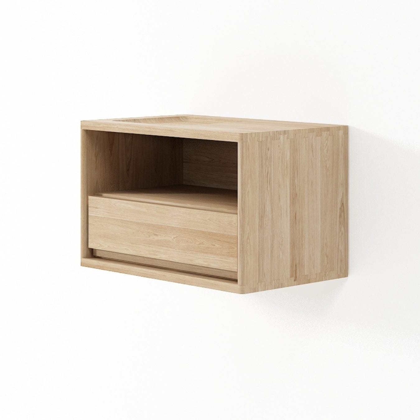 KCC39RO_2 Modern Floating Nightstand with Drawer