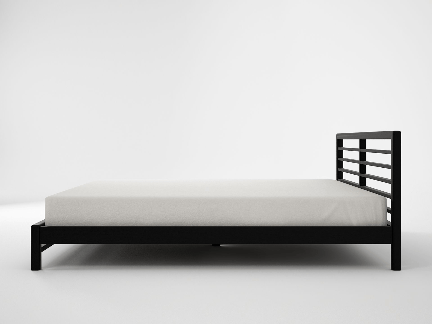 KJ006SB-1 Black Metal Bed Frame