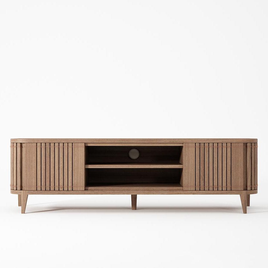 KKP03T_2 Wooden TV stand with doors