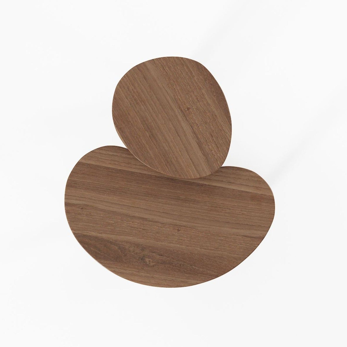 KLP02T-3 Wooden Side Table - Two-Tiered Design