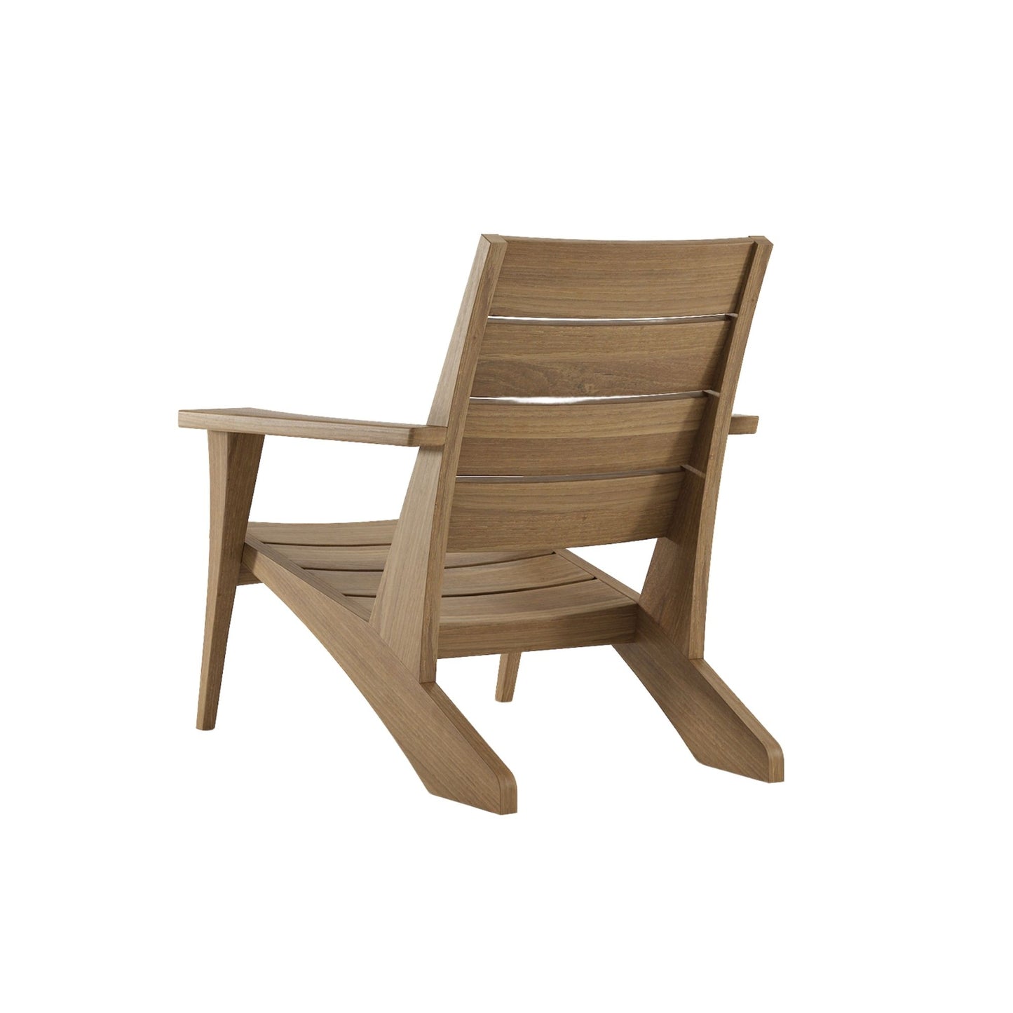 KMM01T_2 Wooden Adirondack Chair, back view