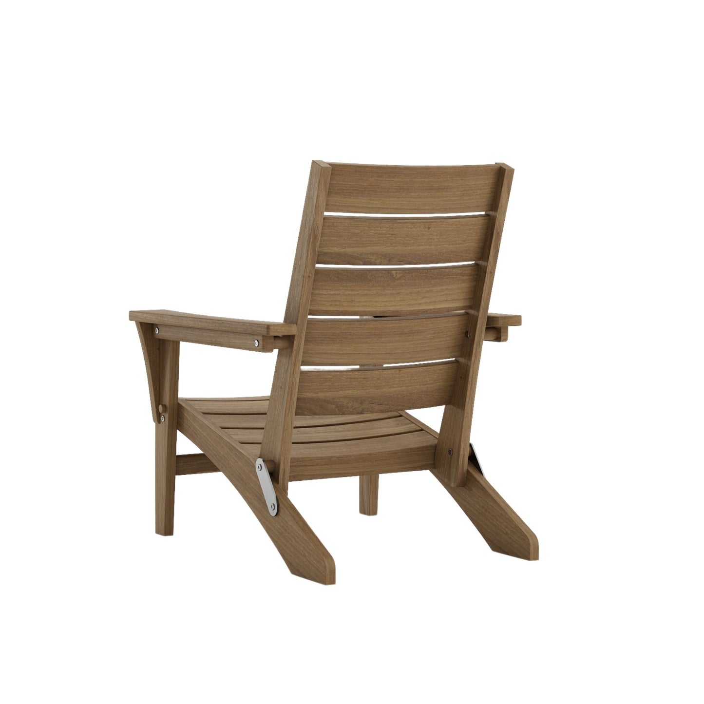 KMM02T_4 Wooden Adirondack Chair - Back View