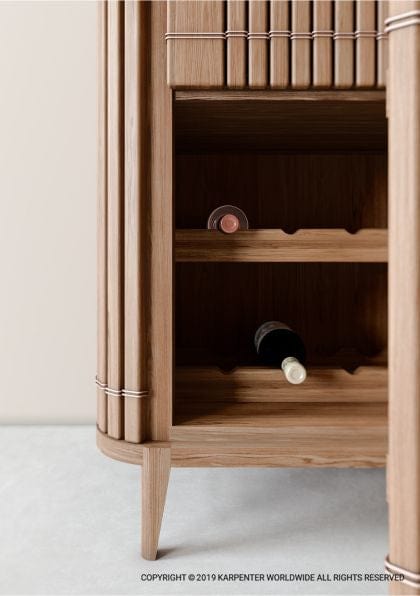KOPPAR Minibara cabinet with wine storage