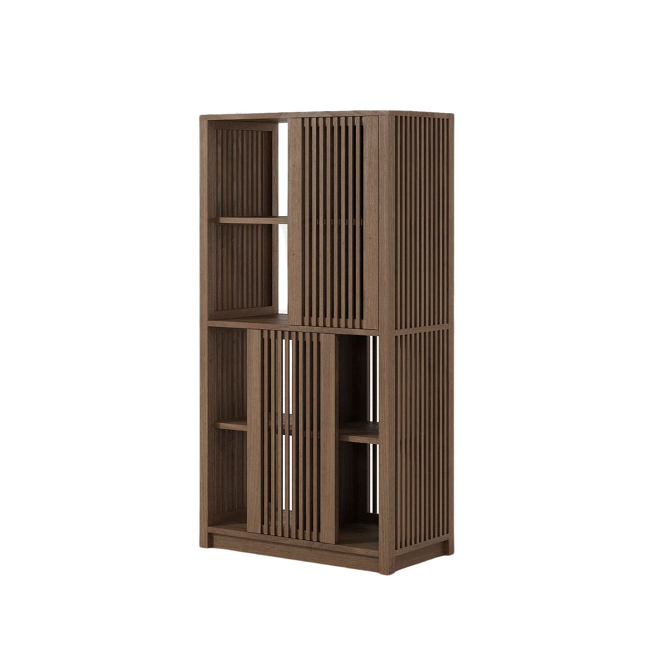 KRY04T Wooden Slatted Bookcase