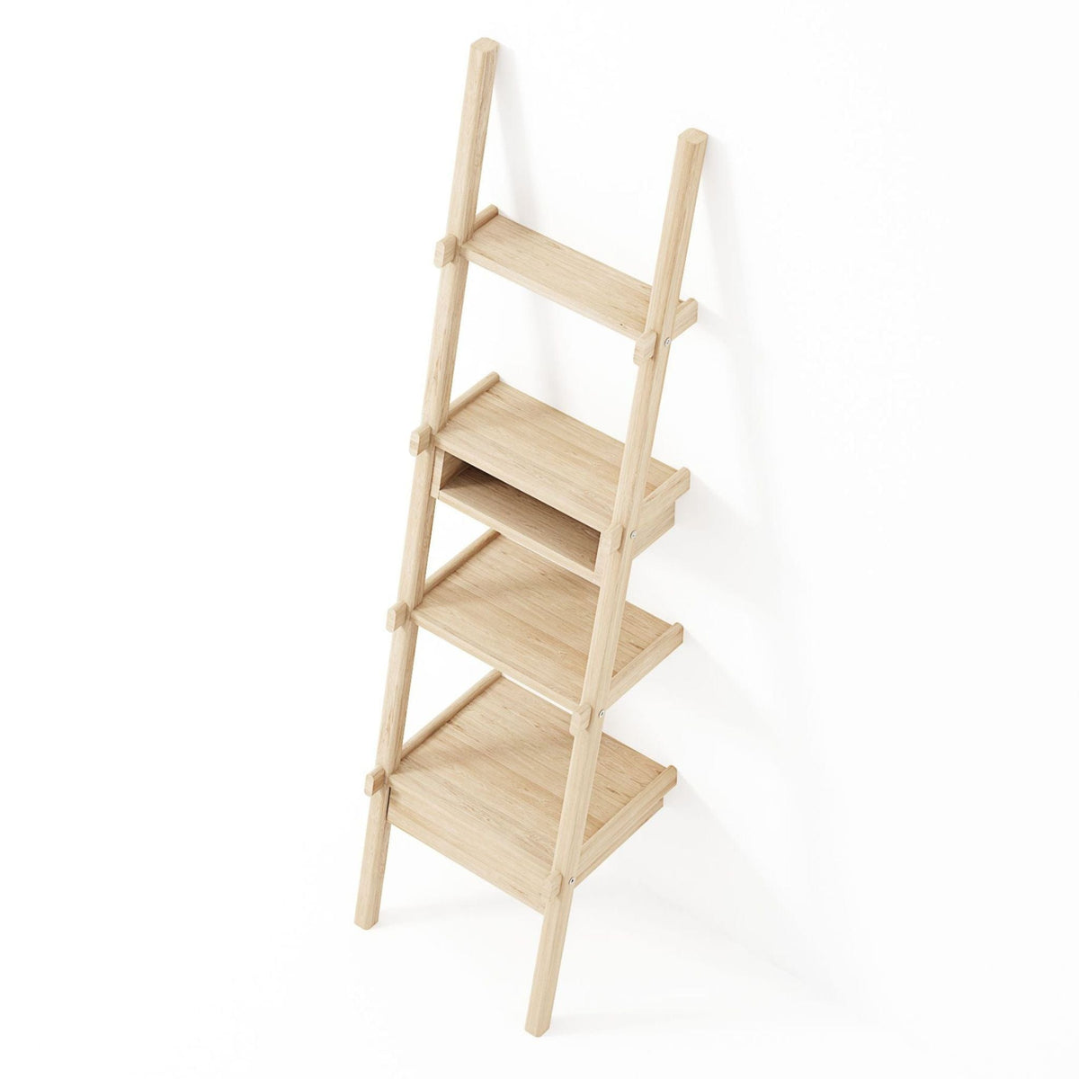 KSC002O-1 Wooden Ladder Shelf
