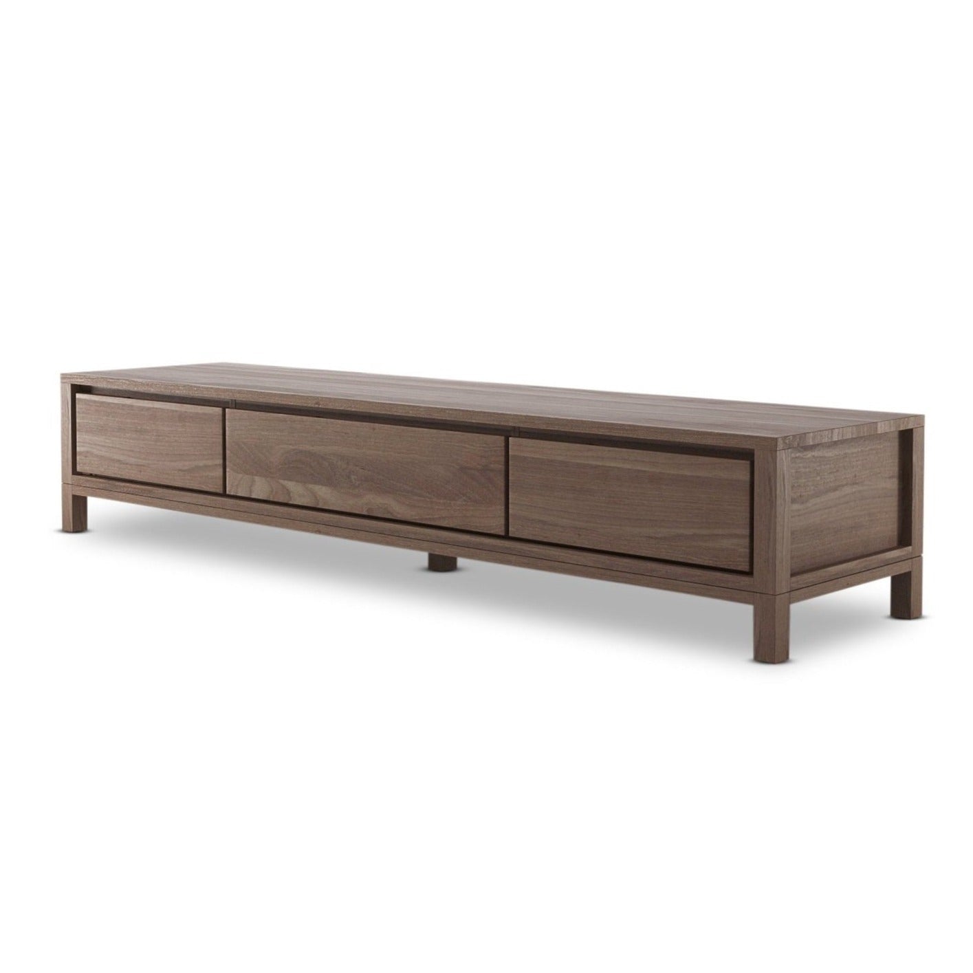 KSD007T-1 Low Profile Wooden TV Stand with Drawers