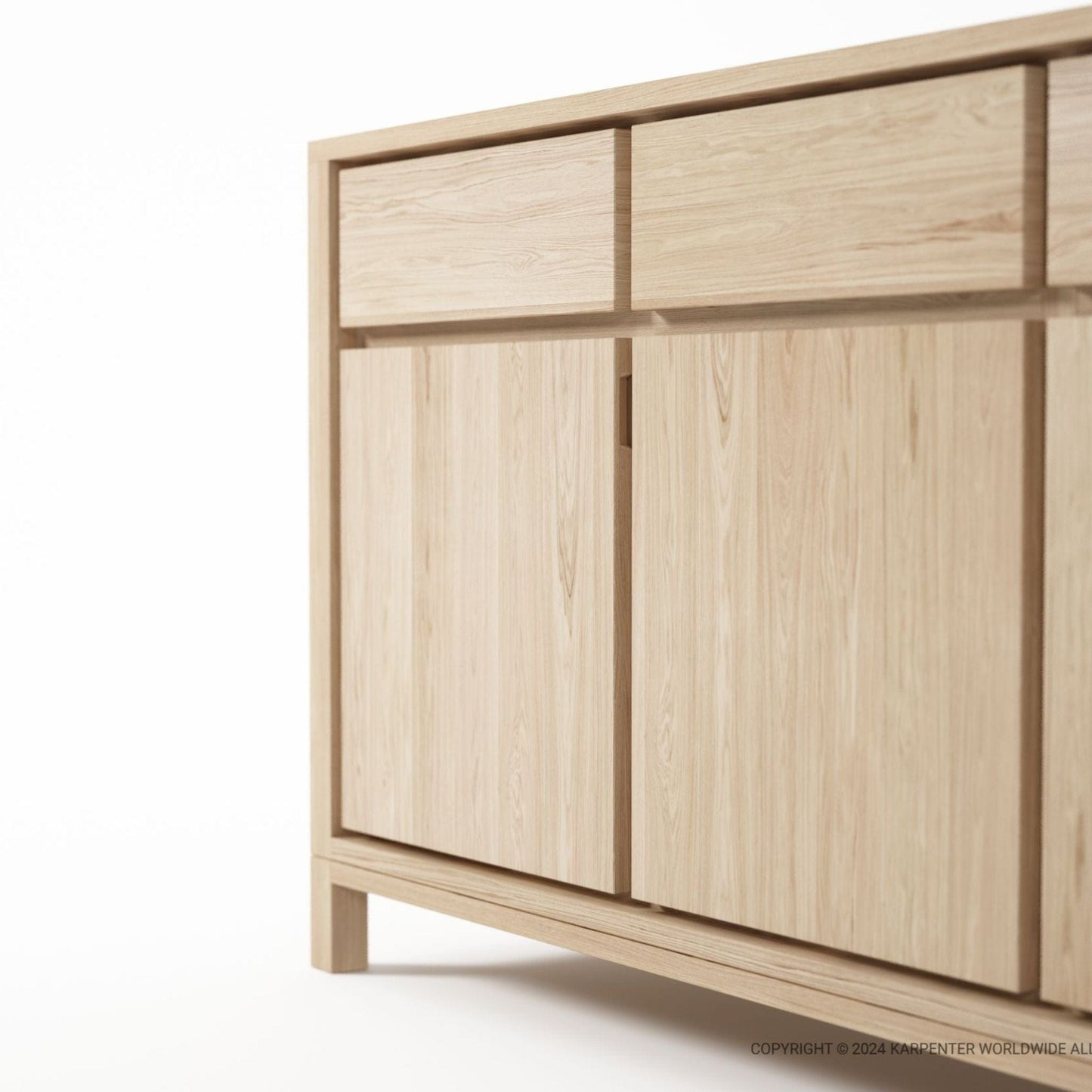 KSD009O-2 Oak Cabinet Detail