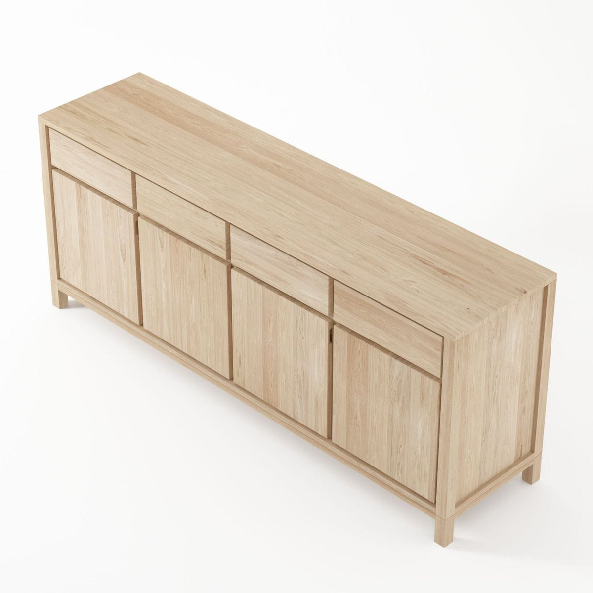 KSD009O-3 Oak Sideboard Cabinet