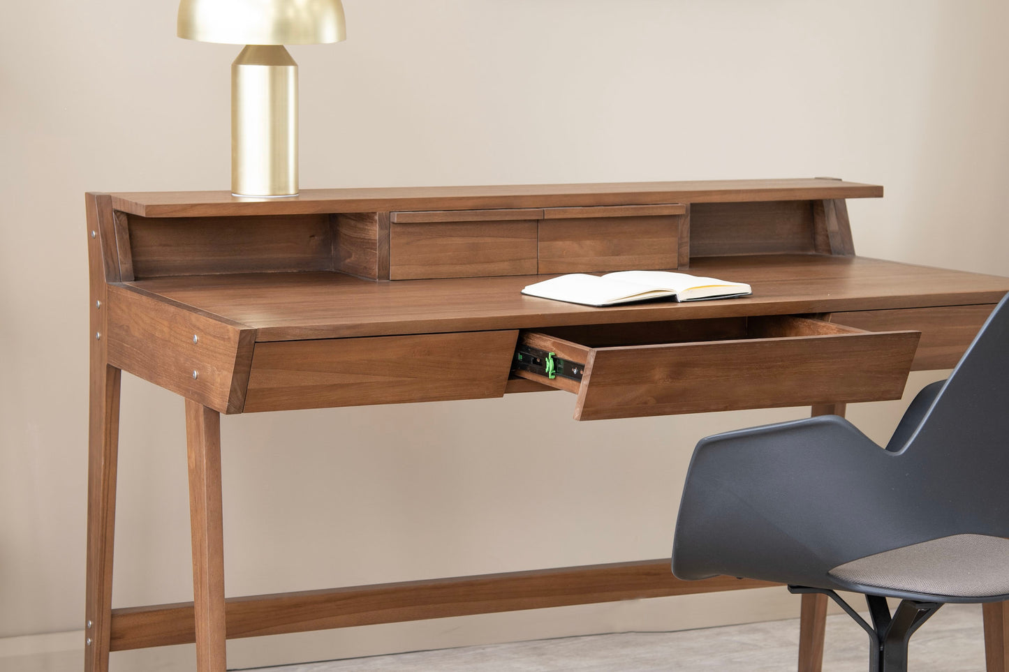 Wooden desk with open drawer - KSO001T-KSC001T-KV0039T_22